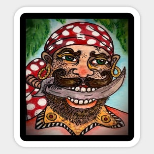 BUD THE Scurvy Pirate Sticker